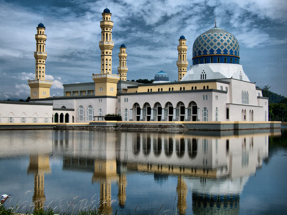 City Mosque in Kota Kinabalu, Sabah, Malaysia