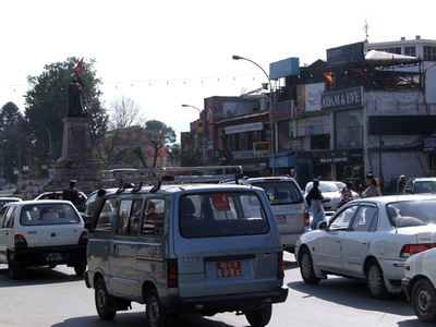 Micro van in Kathmandu